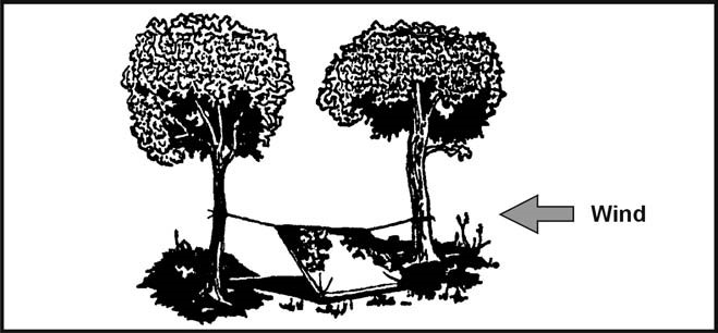 Figure 5-1.  Poncho Lean-to